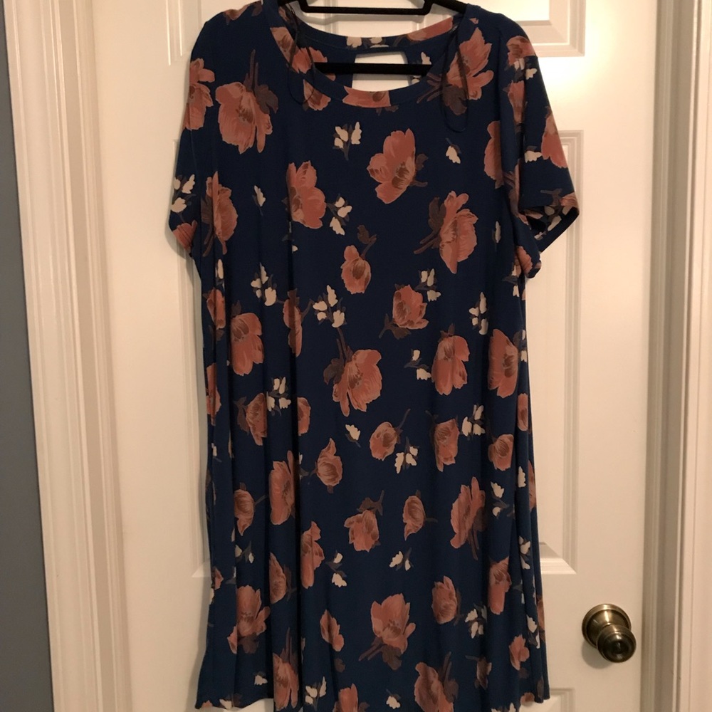 Floral swing dress